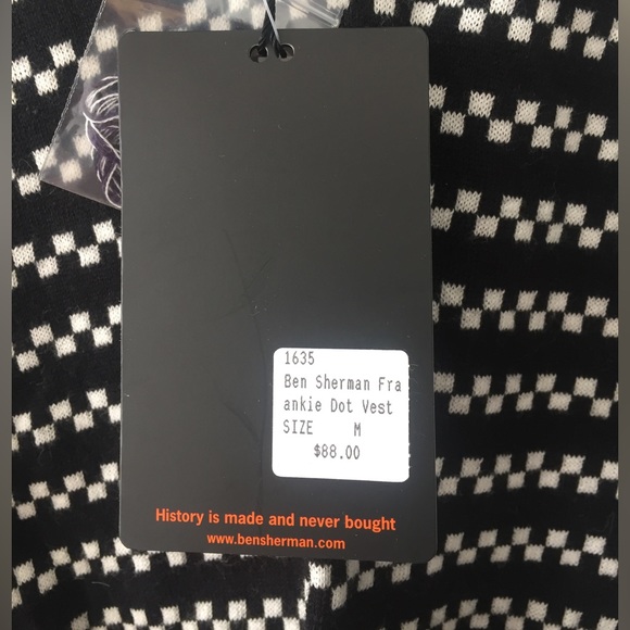 Ben Sherman Frankie Dot Vest - Picture 2 of 3